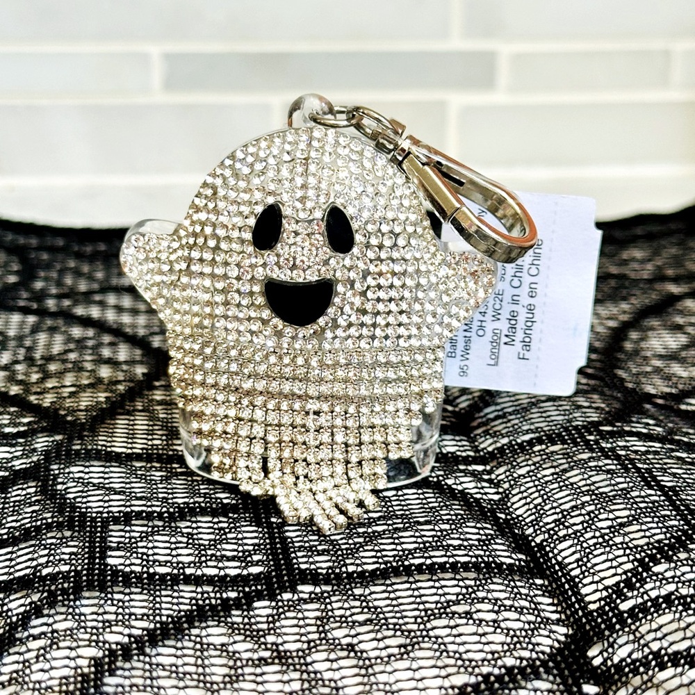 NEW Bath and Body Works Halloween 2023 Blingy Ghost Pocketbac Holder